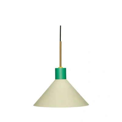 Image de HÜBSCH suspension Crayon, vert/vert clair, fer, E27