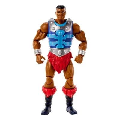 Image de Masters of The Universe Masterverse Figurine d&#039;action Clamp Champ, à Collectionner avec 30 articulations, Bras Griffes, Mains et têtes interchangeables