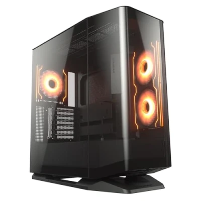 Image de COUGAR GAMING BOITIER PC FV270RGB Couleur Noir Pour cartes mères Mini ITX / Micro ATX CEB E Dimensions 26,8 x 53 51,2 cm