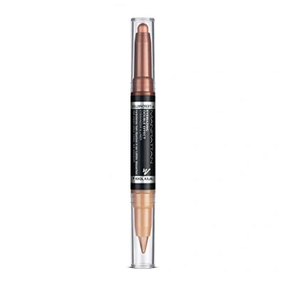 Image de Manhattan Cosmetics Eyemazing Double Effect Eyeshadow &amp; Liner Fard à paupières, Femme, Taille: 1.6 g, 003 bohemian bronze