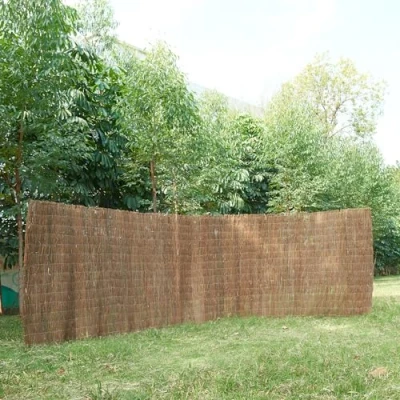 Image de casa.pro Brise Vue en Brande de Bruyère Canisse Brindilles Clôture Décorative Protection Vent Soleil Séparation Résistant Densité Surface 1,5 kg/m² 500 x 150 cm Naturel