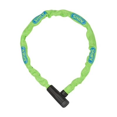 Image de ABUS Antivol à chaîne Steel O Chain 5805K vélo en acier niveau de sécurité 5 75 cm jaune/vert