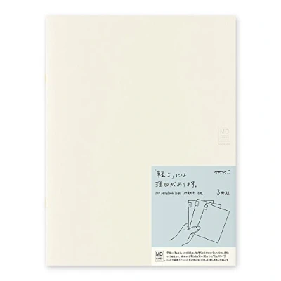 Image de Midori Phil design Notes MD Notebook Light A4 Deformation Size Grid Ruled Three Books 15217006