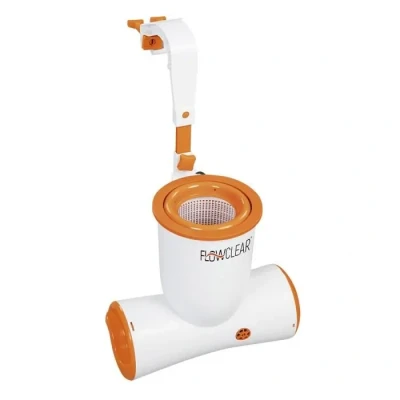 Image de Bestway Écumoire suspendue 2 en 1 Flowclear Skimatic, multicolore, combinaison de pompe filtrante 3,974 l/h