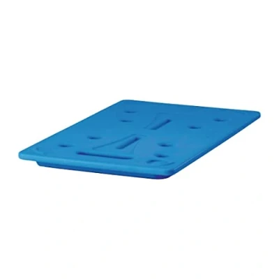 Image de Cambro Plaque eutectique froide GN 1/1 pour Gobox Cambro/Cambro, à utiliser avec les boîtes GN1/1 et 60 x 40 cm EPP, bleue, isolée du gel alimentaire congelable, DB152