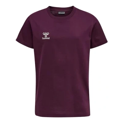 Image de Hummel MOVE GRID Tshirt imprimé pour enfants, Taille: 140, Grape wine
