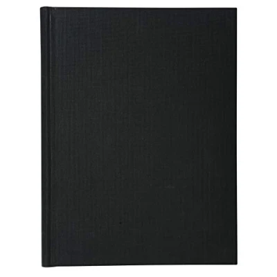 Image de Le Dauphin Réf. 6529D 1 Registre Dimensions 29,7x21cm A4 Imprimé quadrillé 5x5 petits carreaux papier intérieur 90 grammes 200 pages numérotées couverture rigide en toile noire