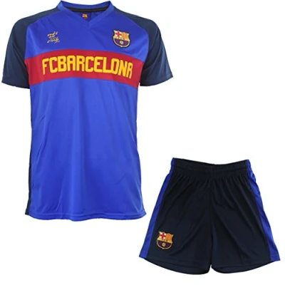 Image de Fc Barcelone Ensemble Maillot + Short Barça Collection Officielle Taille Enfant 14 Ans