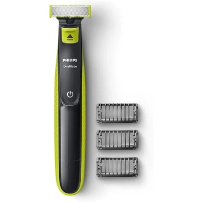 Image de Philips rasoir, tondeuse à barbe One Blade QP2520/20 abwaschbar verde clair, brun gris