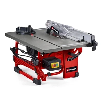 Image de Einhell Scie circulaire sur table TC TS 8 I (800 W, hauteur de coupe 45 mm, lame Ø 200 butée d’angle, parallèle, raccord pour aspirateur, avec aux carbures tungstène)