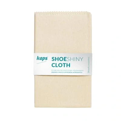Image de Kaps Chiffon à Reluire pour Chaussures, Doux 100% Coton Naturel, Évite les Rayures et Laisse une Finition Vernie (1 pc)