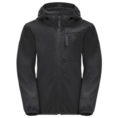 Image de Jack Wolfskin Active Jacket K Veste Polaire Mixte, Noir, 8 9 Ans