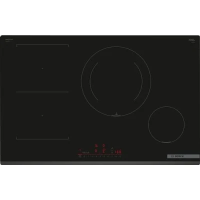 Image de Table de cuisson à induction BOSCH SER6 4 foyers 7400 W 80,2 x 52,2 cm PVS831HC1H Noir