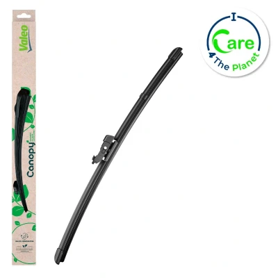 Image de Balai d&#039;essuie glace Valeo Canopy 583915 350mm plat, caoutchouc d&#039;essuyage composé de &gt;80 % matériaux durabl.