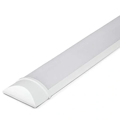 Image de HOFTRONIC Lot de 4 Réglette LED 150 cm 50W Tube intégré 6400K Blanc chaud 6000lm Super lumineux 30000h Lampe longue portée 1500x74x25mm (LxlxH) cave éclairage garage IP20