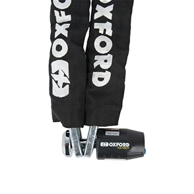 Image de Oxford Patriot Chaîne et cadenas de moto ultra résistants 1,2 m