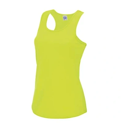 Image de Just Cool Débardeur sport coupe féminine Femme (M) (Jaune électrique)