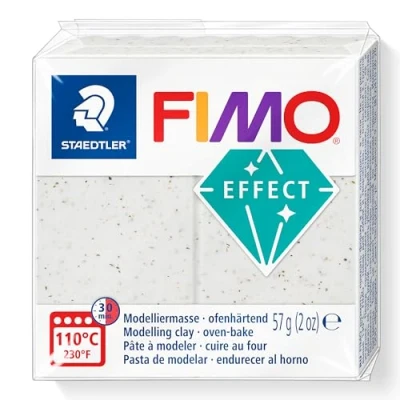 Image de STAEDTLER FIMO Effect Pain pâte à modeler 57 Grammes Effet blanc botanique 8010 070