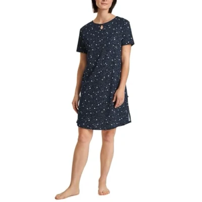 Image de CALIDA Sweet Dreams Chemise de Nuit, Bleu Paon, Taille Unique Femmes