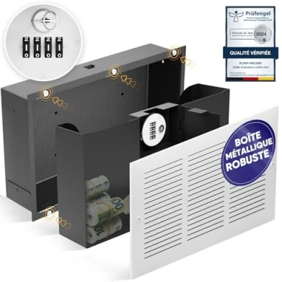 Image de Elder Welder® Coffre Fort Secret avec grille d&#039;aération Caché Serrure à Combinaison Secrète Dissimule Cachette Secrete Discret Code