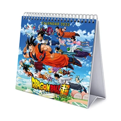 Image de Grupo Erik Calendrier De Bureau 2023 Dragon Ball 12 Mois 20 X 18 Cm, Mensuel En Français, Janvier Ã Décembre Sous Licence Officielle, Certifié FSC, Avec Support Rigide
