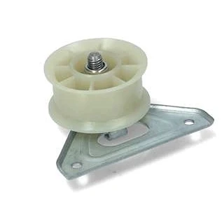 Image de DL pro Poulie tendeur pour Indesit C00504520, Whirlpool Bauknecht 488000504520 52 mm de diamètre Jockey Roulette avec support sèche linge F06 F07 F08 F10 F15