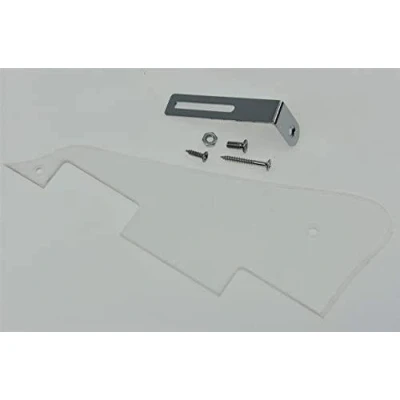Image de Dopro Pickguard transparent pour guitare Epiphone Les Paul avec support chromé