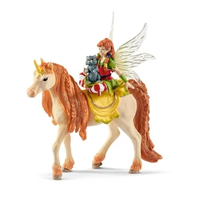 Image de schleich BAYALA 70567 Ensemble de 3 Pièces avec Fée Marween et sa Licorne Scintillante Comprend une Figurine Magique pour des Jeux Imaginatifs Cadeau Enfants dès 5 Ans