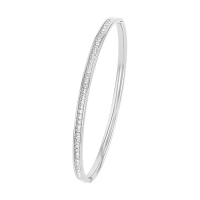 Image de s.Oliver bracelet pour femme en argent sterling 925, avec zircone synthétique, 17 + 3 cm, argent, infini, livré dans une boîte cadeau à bijoux, 2020972