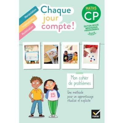 Image de Chaque jour compte Maths CP Ed. 2025 Cahier de problèmes