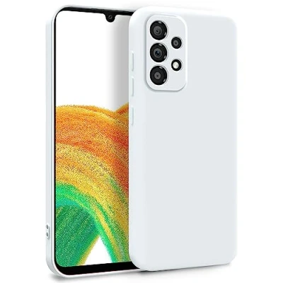 Image de MyGadget Coque pour Samsung Galaxy A33 5G Case TPU Souple &amp; Soft avec Doublure Microfibre Cover Protection Extra Fine Légère Blanc