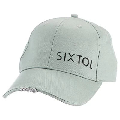 Image de SIXTOL Casquette de Baseball avec lumière LED 25 LM Chargement Via USB Taille Universelle Vert