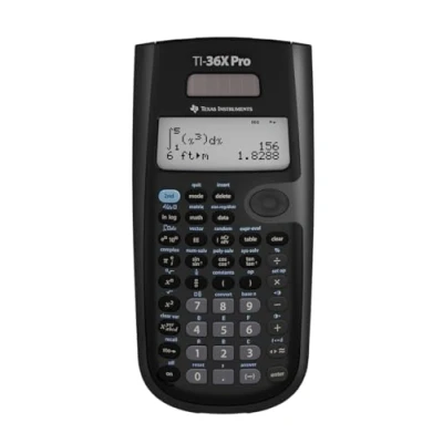 Image de Texas Instruments TEX TI36XPRO Calculatrice Scientifique Noir