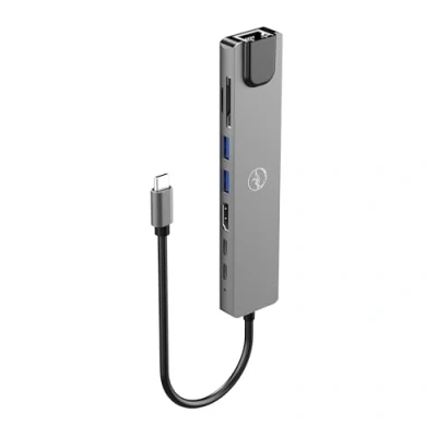Image de Mobility Lab Modèle : Hub Adapter USB C 8 en 1 avec Power Delivery 100W Neuf