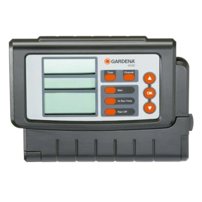 Image de GARDENA Programmateur 6030 Classic Ecran LCD Système centralisé Boîtier pour intérieur Branchement sur 230V (1284 20)