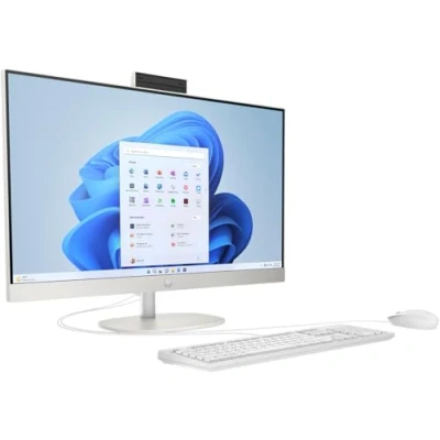 Image de HP 27 cr0008nf PC Intel® Core™ i5 1335U 68,6 cm (27 ) 1920 x 1080 pixels All in One 16 Go DDR4 SDRAM 512 SSD Windows 11 Home Wi Fi 6 (802.11ax) Blanc Neuf