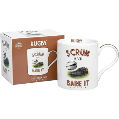 Image de The Leonardo Collection lesser and pavey LP93570 Mug en céramique Motif rugby Multicolore 30 ml