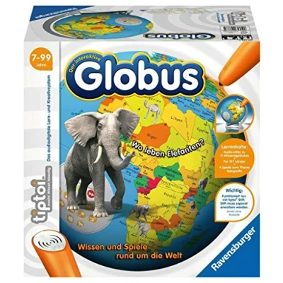 Image de Ravensburger tiptoi 00787 The Interactive globe Le d&#039;apprentissage pour les enfants de 7 ans et plus