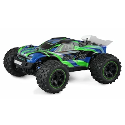 Image de Amewi Hyper GO Basic Bleu, Vert Brushed 1:16 Auto RC électrique Truggy 4 Roues motrices (4WD) prêt à fonctionner (RTR)