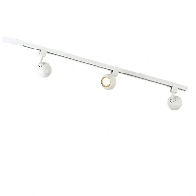 Image de QAZQA Spot Rail Gissi 3 blanc