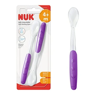 Image de Cuchara Papilla Soft Nuk +4M 2 Uni