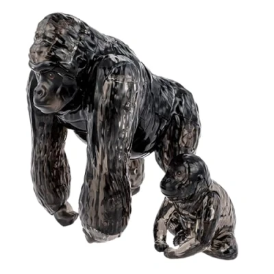 Image de HCM Kinzel Puzzle Gorilla Apaar 3D, 48 pièces, élément de décoration en Cristal Haute qualité, favorise l&#039;imagination Spatiale, 90180, Gorillapaar