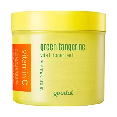 Image de [Goodal] Tampon tonique pour le visage à la vitamine C et mandarine verte 70ea (140ml)