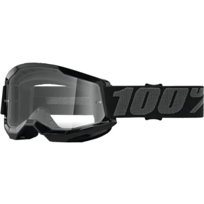 Image de Générique 100% Motocross Brille Strata 2 Klar, Schwarz, HU GOG 1055