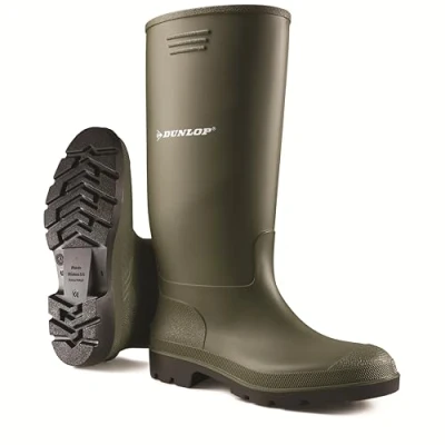 Image de Dunlop Protective Footwear Pricemastor, Bottes de Pluie Mixte Adulte, Vert (Green), 36 EU