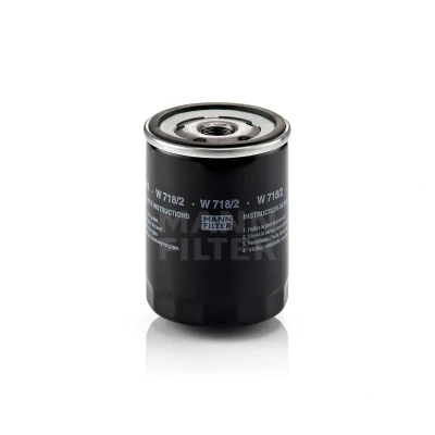 Image de MANN FILTER W 718/2 Filtre à huile 3/4 16 UNF avec un clapet de non retour vissé FIAT: Ducato II Сamion Plateau/Сhâssis, 124 Sport Spider