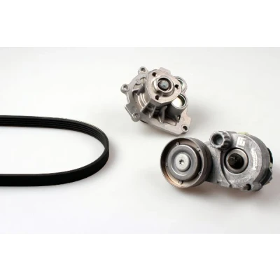 Image de Pompe à eau+Jeu de courroie trapézoïdale nervures HEPU PK03631