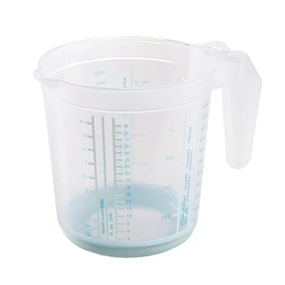 Image de keeeper Saupoudreuse à sucre glace avec fonctions dosage et antifuite, Plastique sans BPA, 8,5 x 7,5 15,5 cm, Tabea, Vert menthe/Blanc