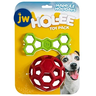 Image de JW HOL EE Lot de 2 balles à friandises pour Chien