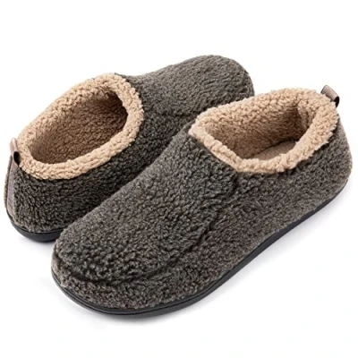 Image de RockDove Chaussons Nomad avec mousse à mémoire de forme pour homme, marron, 46/47 EU